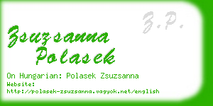 zsuzsanna polasek business card